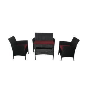SEATING SET 4PCS 3SOFA 1TABLE WS-K-1909 SEATING SET 4PCS 3SOFA 1TABLE WS-K-1909
